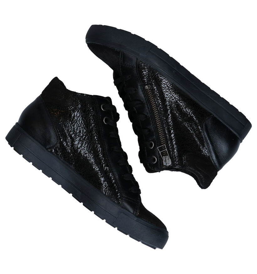 Mirel Baskets montantes en Noir en cuir (279835)