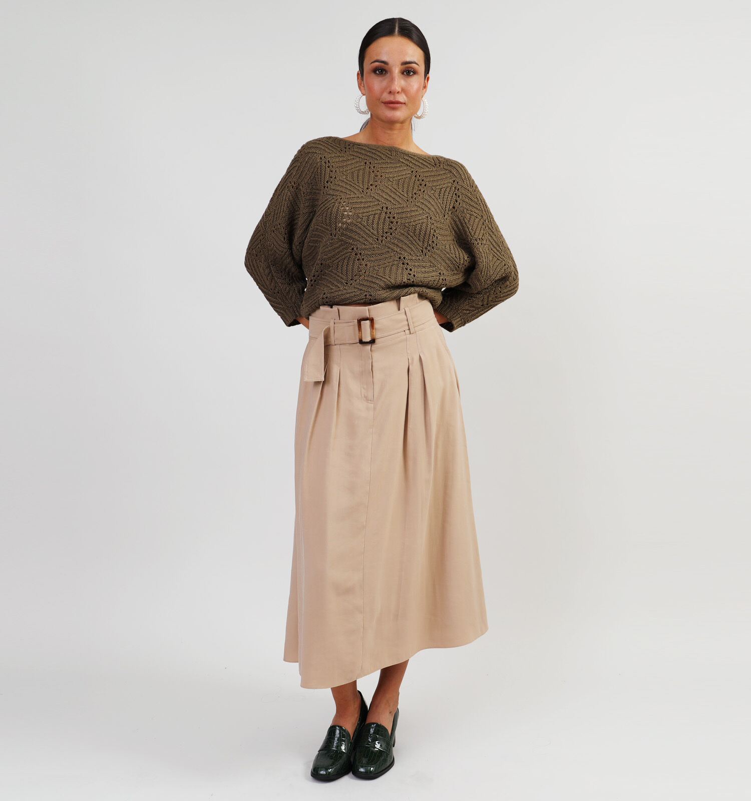 Vero Moda Gigi Kaki Trui Dames Truien Online op TORFS.BE