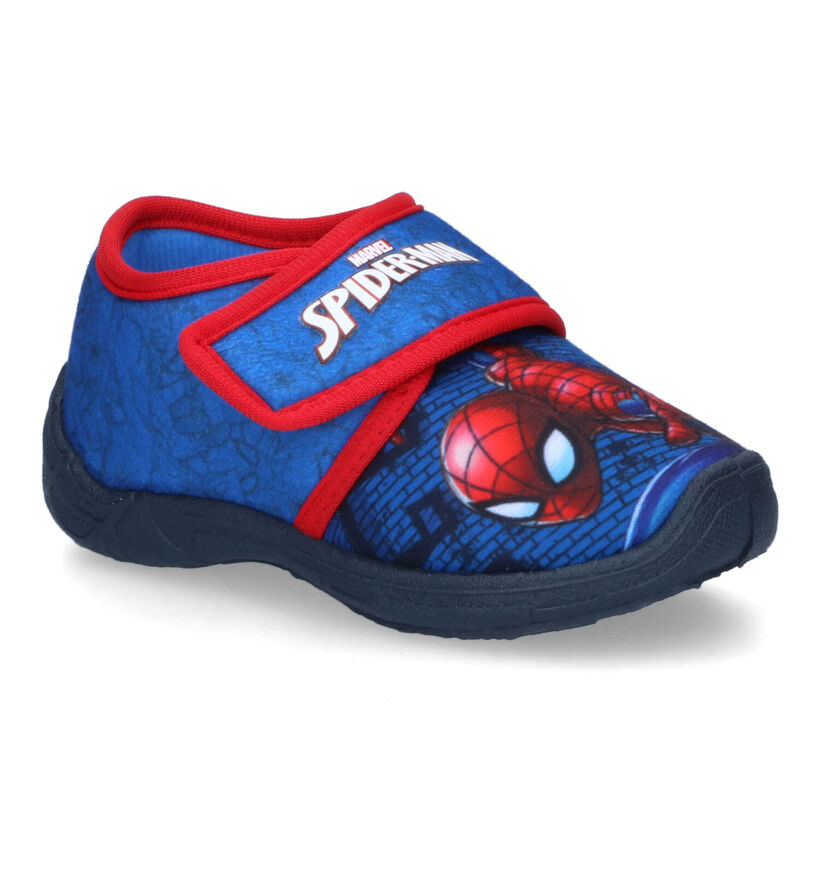 Spiderman Blauwe Pantoffels in stof (304640)