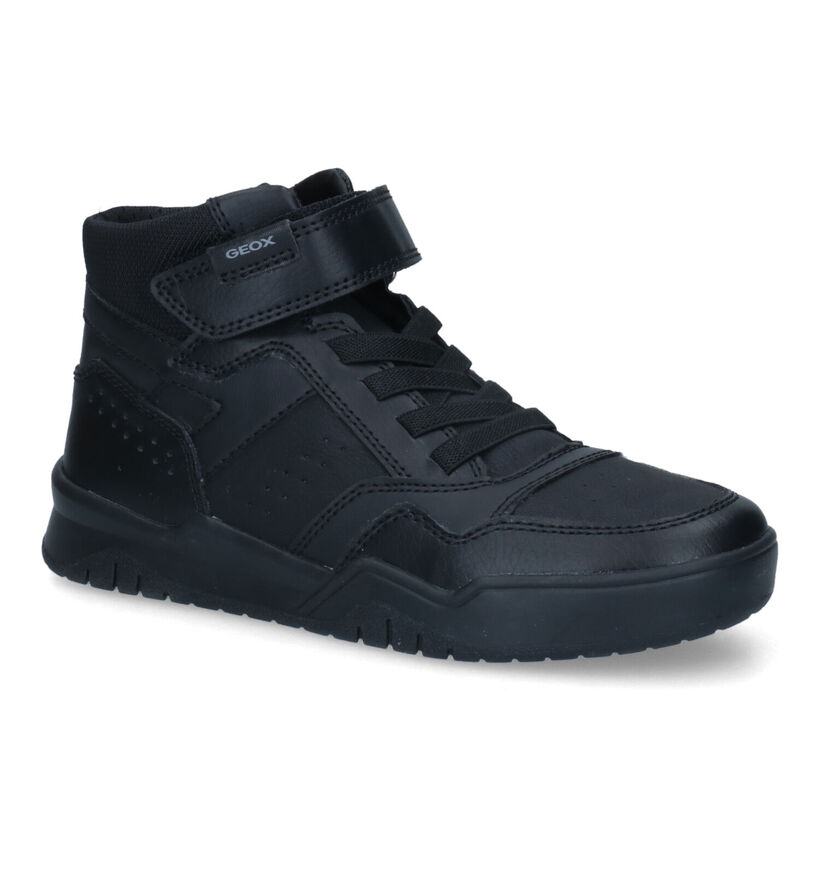 Geox Perth Baskets en Noir en simili cuir (312566)