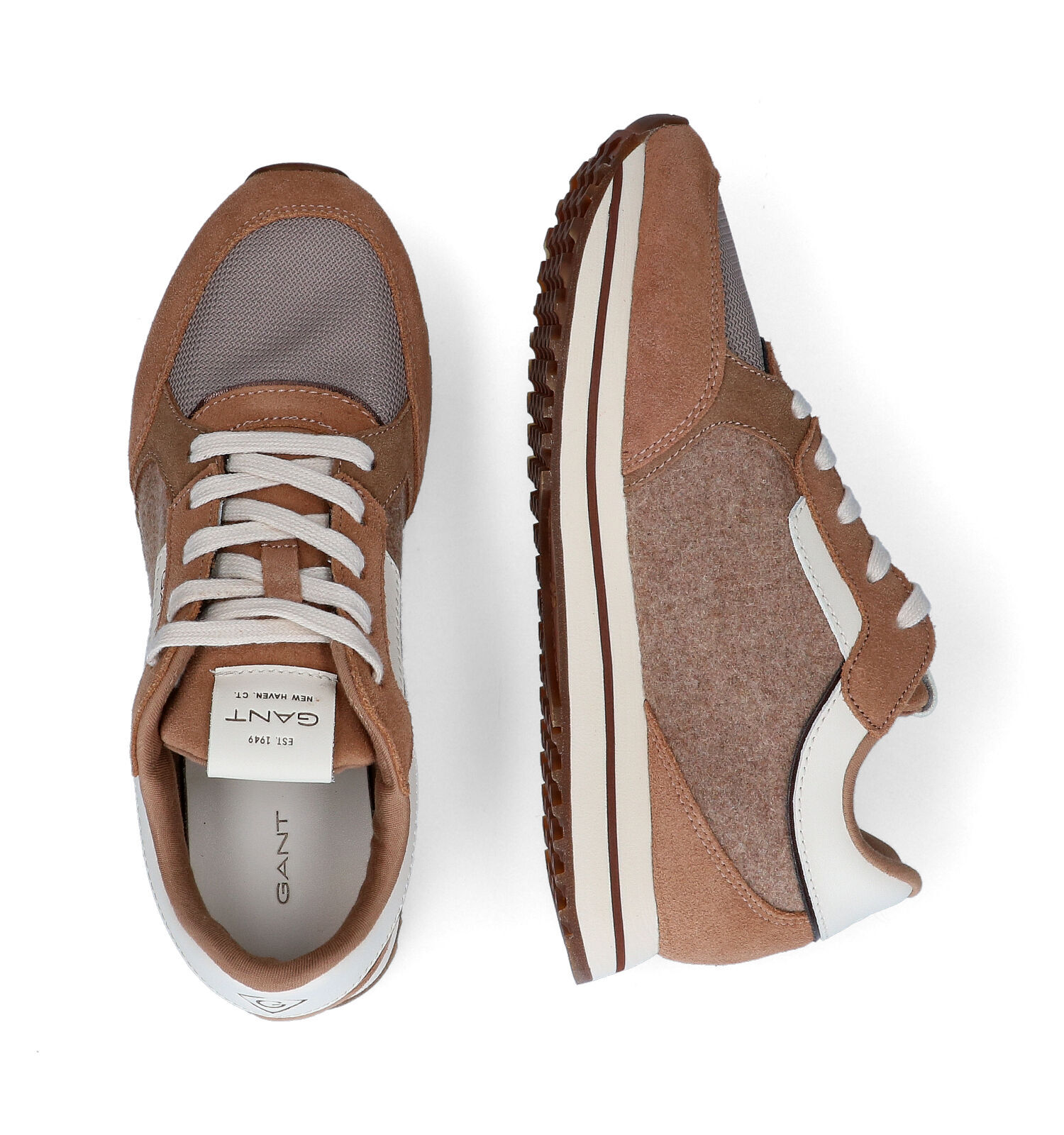 Gant Bevinda Bruine Veterschoenen Dames Sneakers Online op TORFS.BE