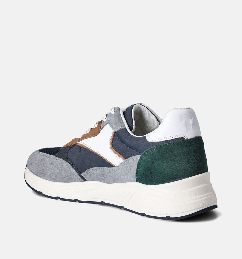 Tamaris Blauwe Veterschoenen voor heren (353289) - geschikt voor steunzolen