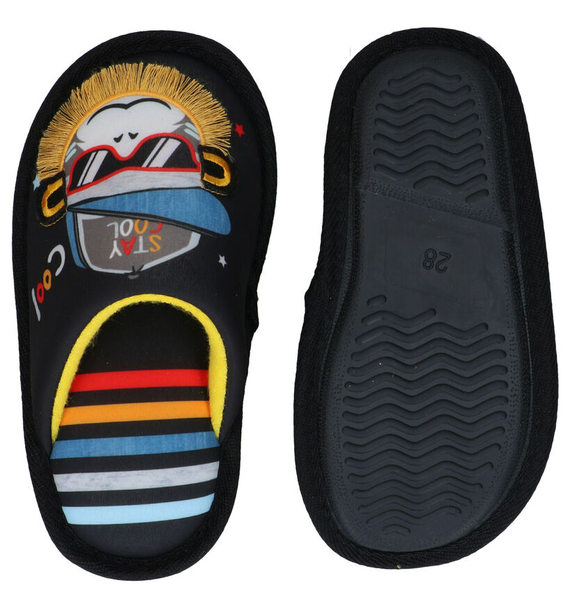 Marline Pantoufles ouvertes en Noir pour filles (296140)