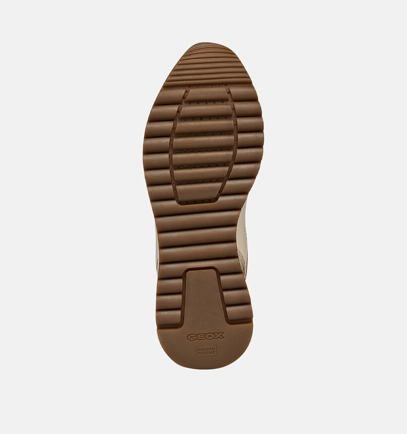 Geox Desya Beige/Gouden Sneakers voor dames (368153) - geschikt voor steunzolen