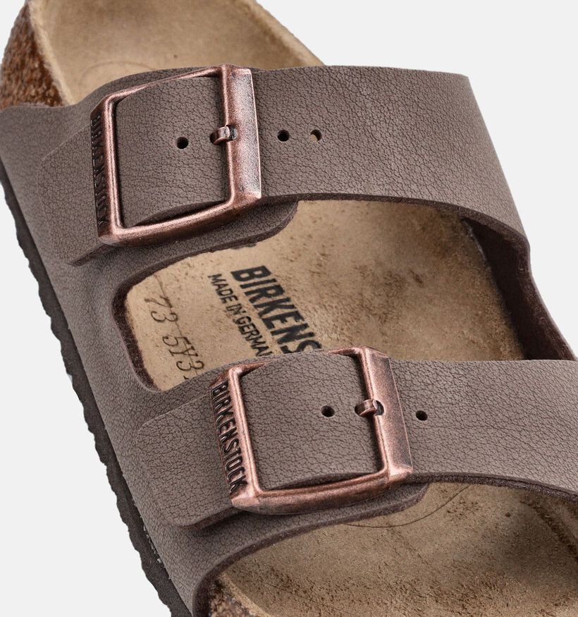 Birkenstock Arizona Nu-pieds en Marron pour filles, gar&ccedil;ons (368289)
