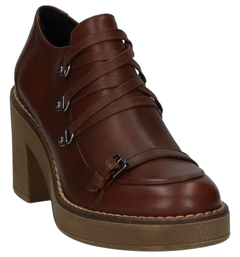 Geox Escarpins montants en Marron en cuir (223054)