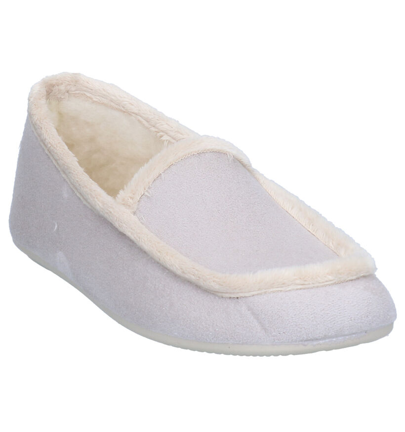 Torfs Home Pantoufles fermées en Gris pour femmes (317495)