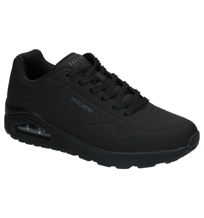 Skechers Uno Stand On Air Zwarte Sneakers voor heren (334159)