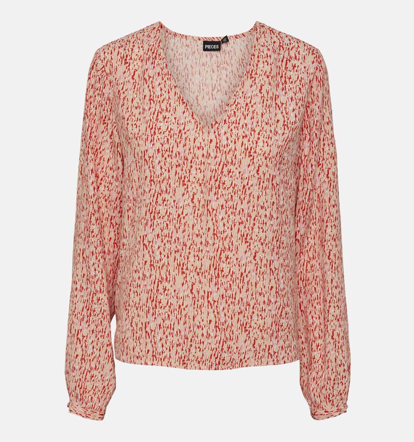 Pieces Maxine Rode Blouse voor dames (337349)
