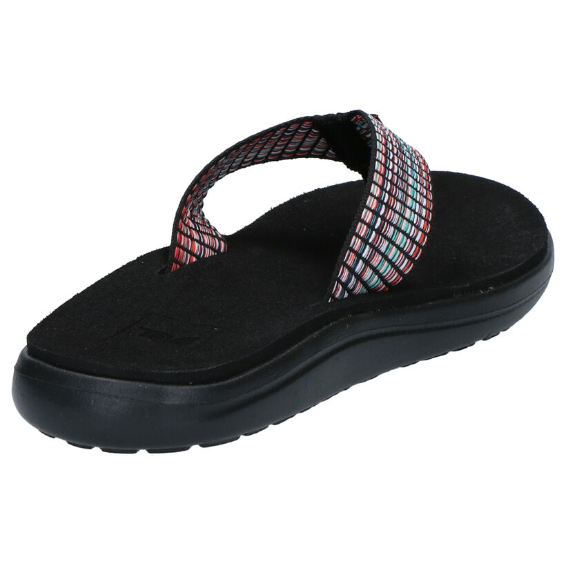 Teva Voya Flip Tongs en Noir en textile (289247)