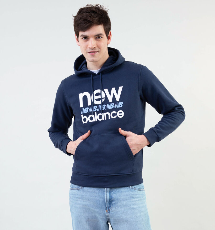 New Balance Hoodie en Bleu pour hommes (354014)