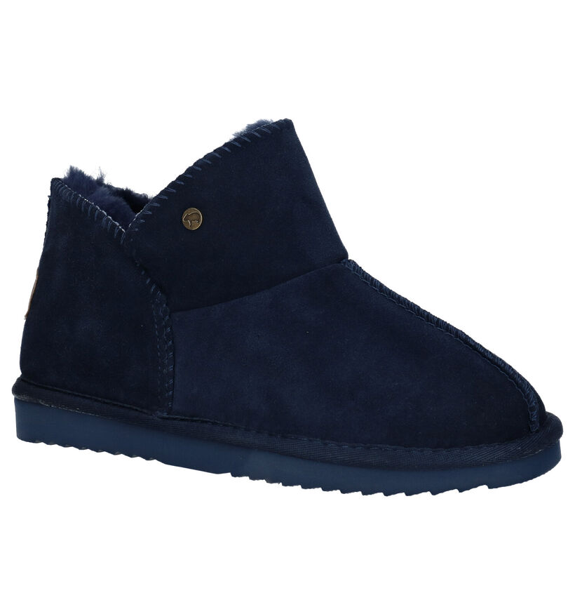 Warmbat Willow Kaki Wollen Hoge pantoffels voor dames (330328)