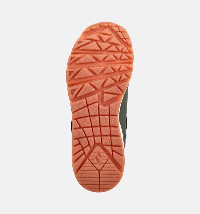 Skechers Uno Gen1 Baskets basses en Vert kaki pour filles, gar&ccedil;ons (376861)