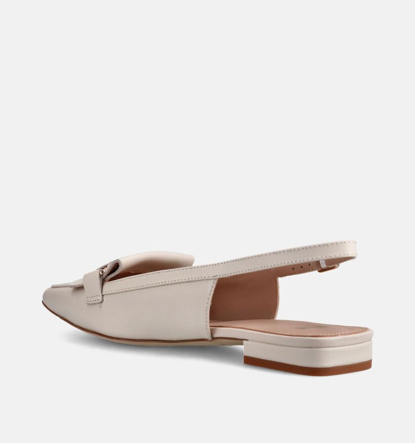 Nathan-Baume Ballerines en &Eacute;cru pour femmes (372237)