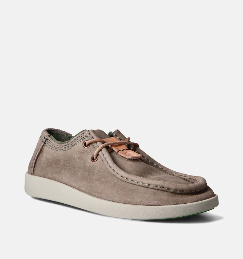 Satorisan Kwahu Premium Taupe Veterschoenen voor heren (356730) - geschikt voor steunzolen