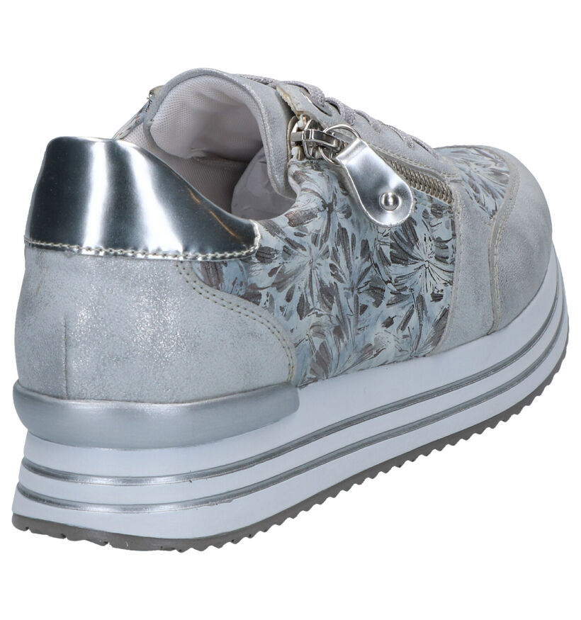 Remonte Chaussures à lacets en Argent en cuir (266875)