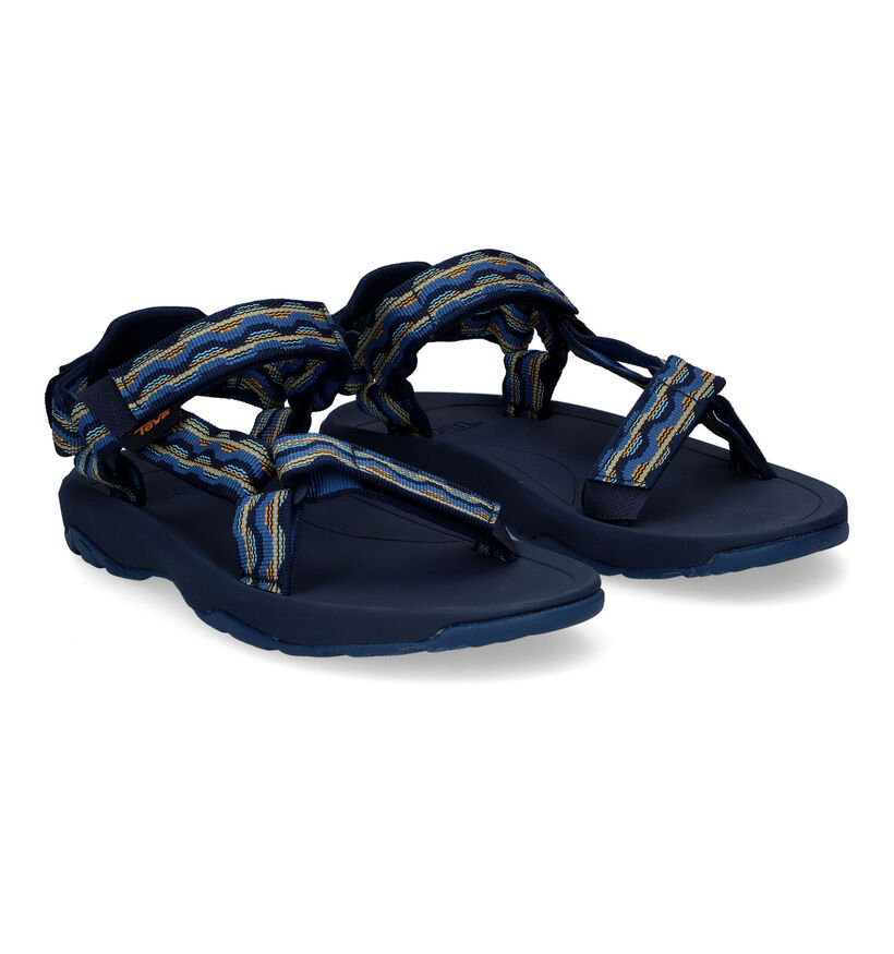 Teva Hurricane Blauwe Sandalen in stof (322218)