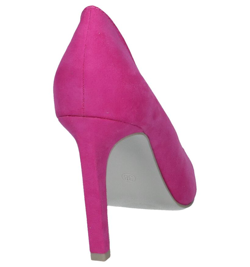 Fuxia Pumps Marco Tozzi in stof (242968)