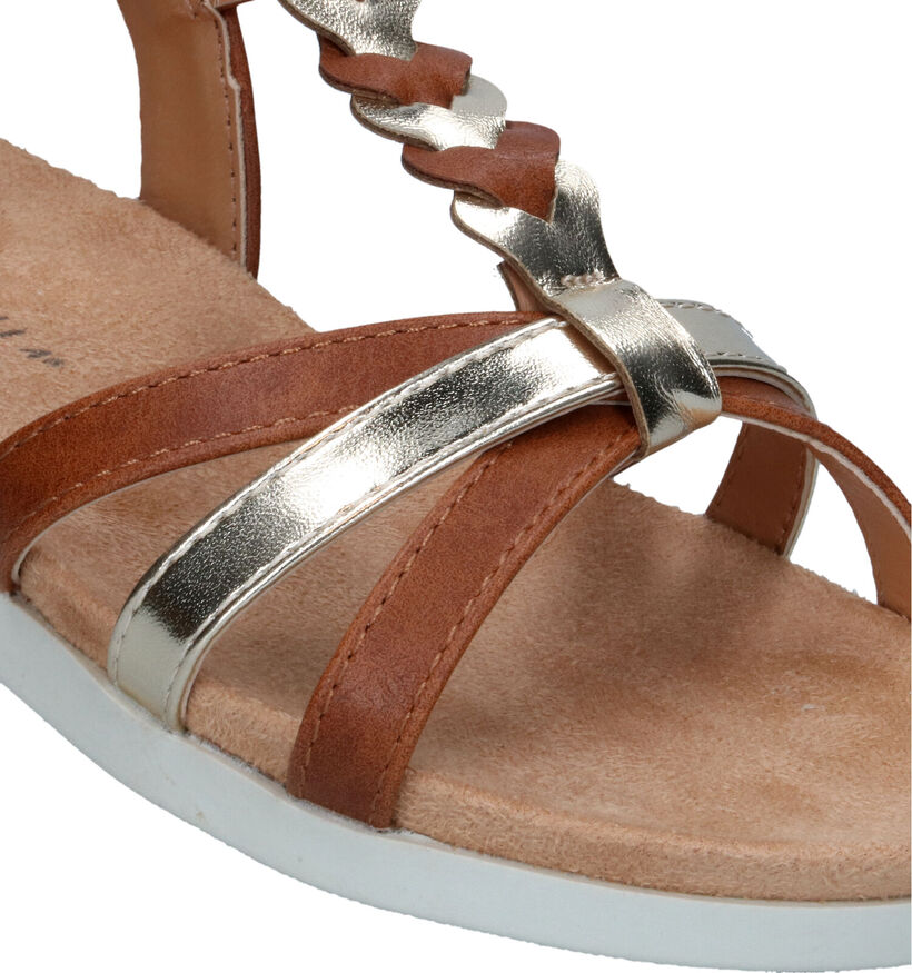 Milo & Mila Sandales en Cognac pour filles (324510)