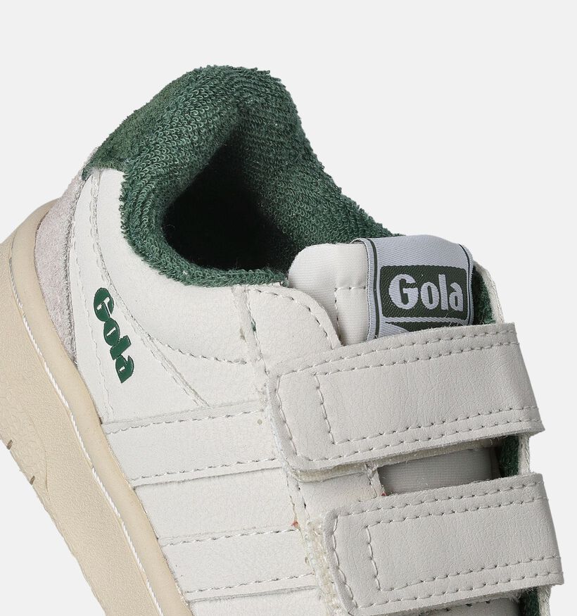 Gola Eagle Strap Witte Velcroschoenen voor meisjes, jongens (362413) - geschikt voor steunzolen