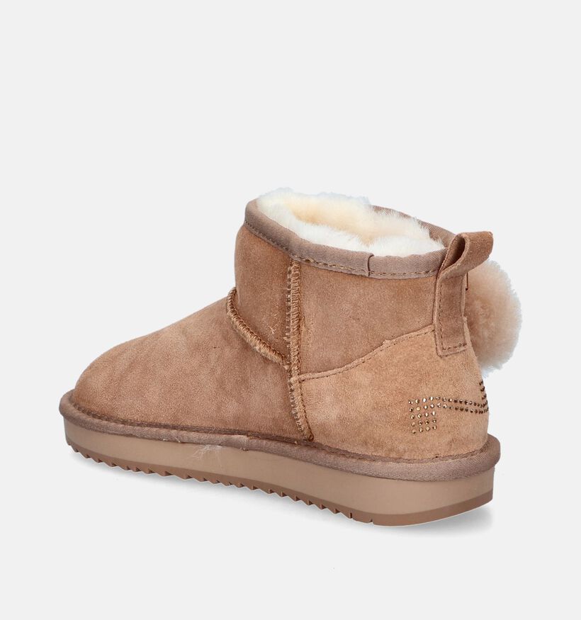 Nathan-Baume Cognac Boots voor dames (348021)