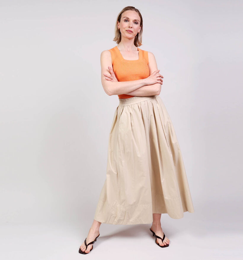 Sisters Point Sandstone Jupe mi-longue en Beige pour femmes (377816)