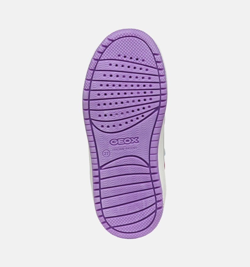 Geox Washiba Baskets en Blanc pour filles (344535) - pour semelles orthopédiques