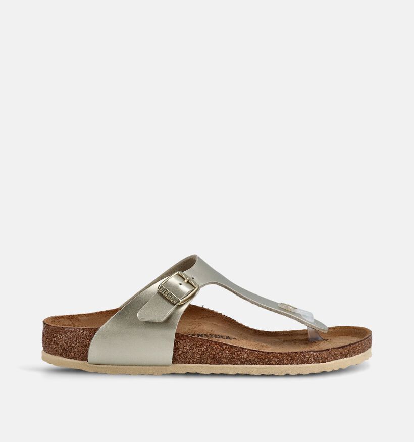 Birkenstock Gizeh Gouden Slippers voor meisjes (368476)
