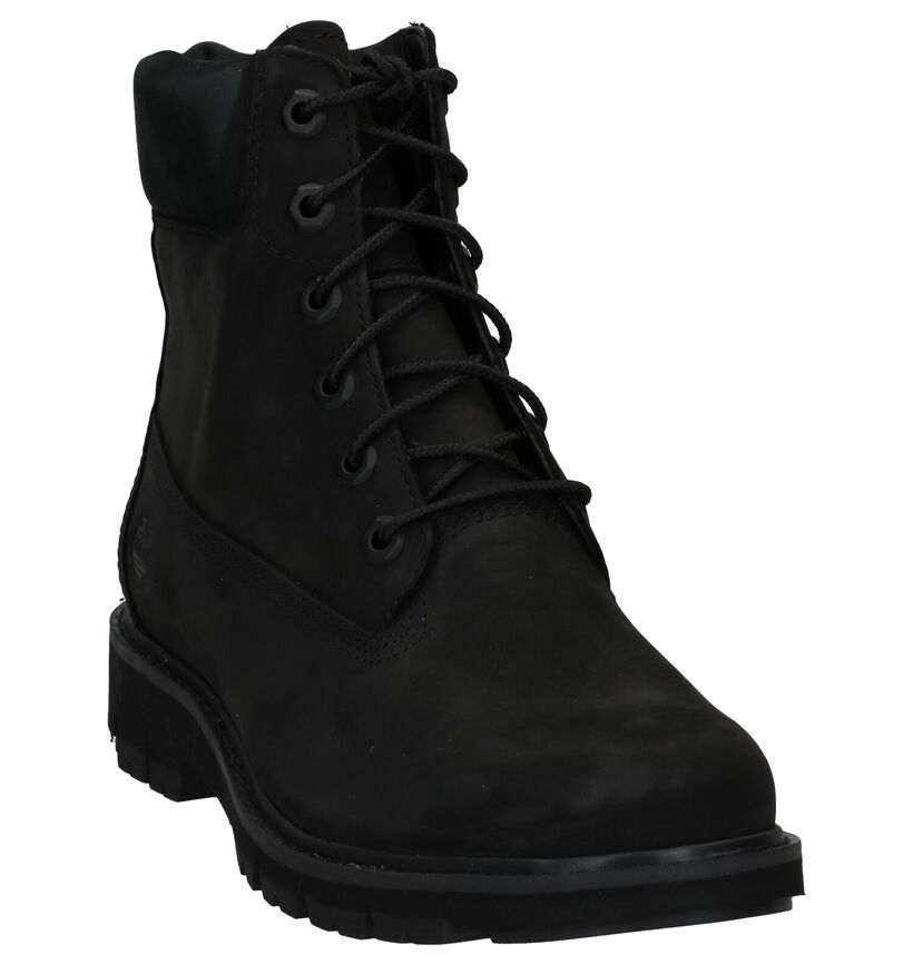 Timberland Lucia Way 6 Inch WP Bottines en Noir pour femmes (313455) - pour semelles orthopédiques
