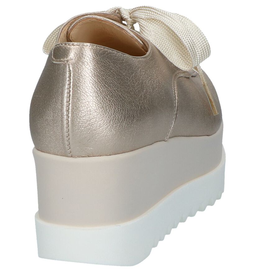 Louisa Rose Gold Veterschoenen Plateau voor dames (220123)