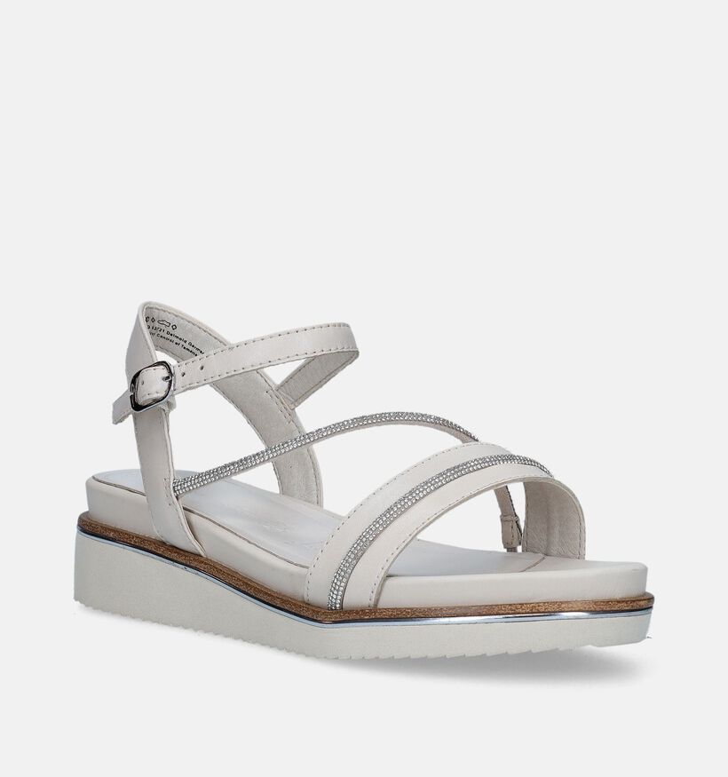 Tamaris Beige Sandalen Met Sleehak voor dames (338300)