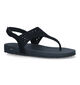 Skechers Arch Fit Zwarte Sandalen in stof (319373)