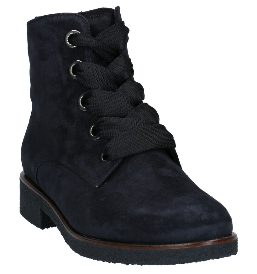 Gabor Bottines à lacets en Vert kaki en nubuck (282301)