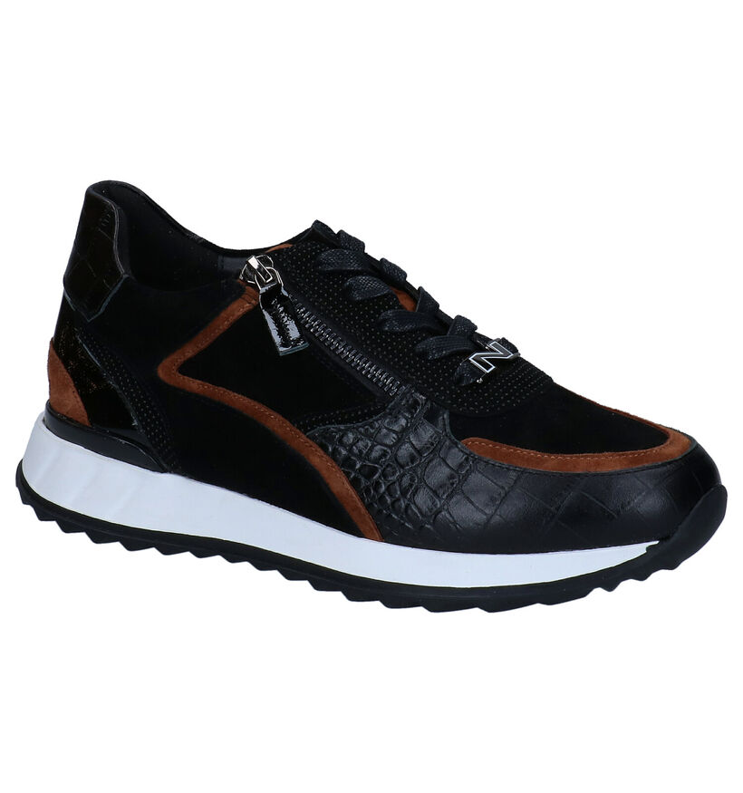 Nathan-Baume Chaussures à lacets en Noir pour femmes (297851) - pour semelles orthopédiques