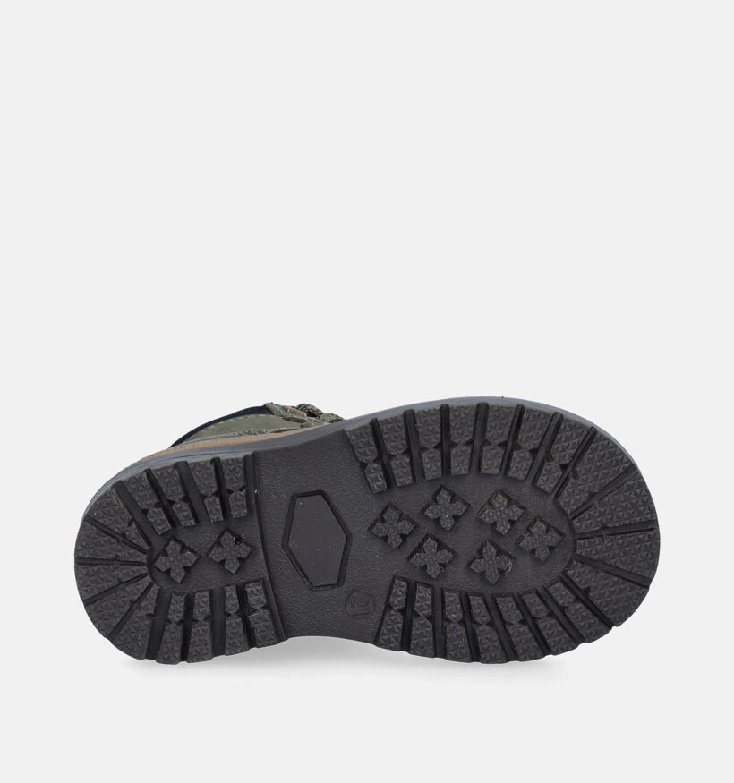 Bunnies Bottines robustes en Vert kaki pour garçons (347756) - pour semelles orthopédiques