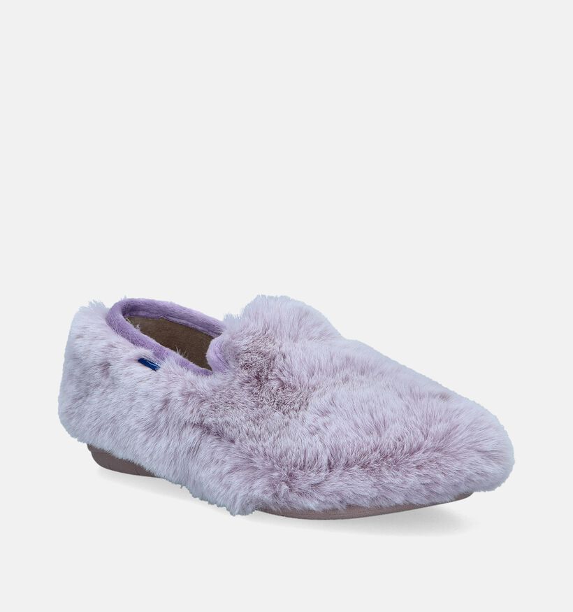 Scholl Maddy Paarse Pantoffels voor dames (348856) - geschikt voor steunzolen