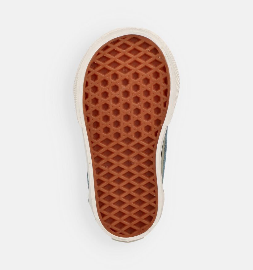 Vans Old Skool Baskets basses en Vert pour filles, gar&ccedil;ons (368986)