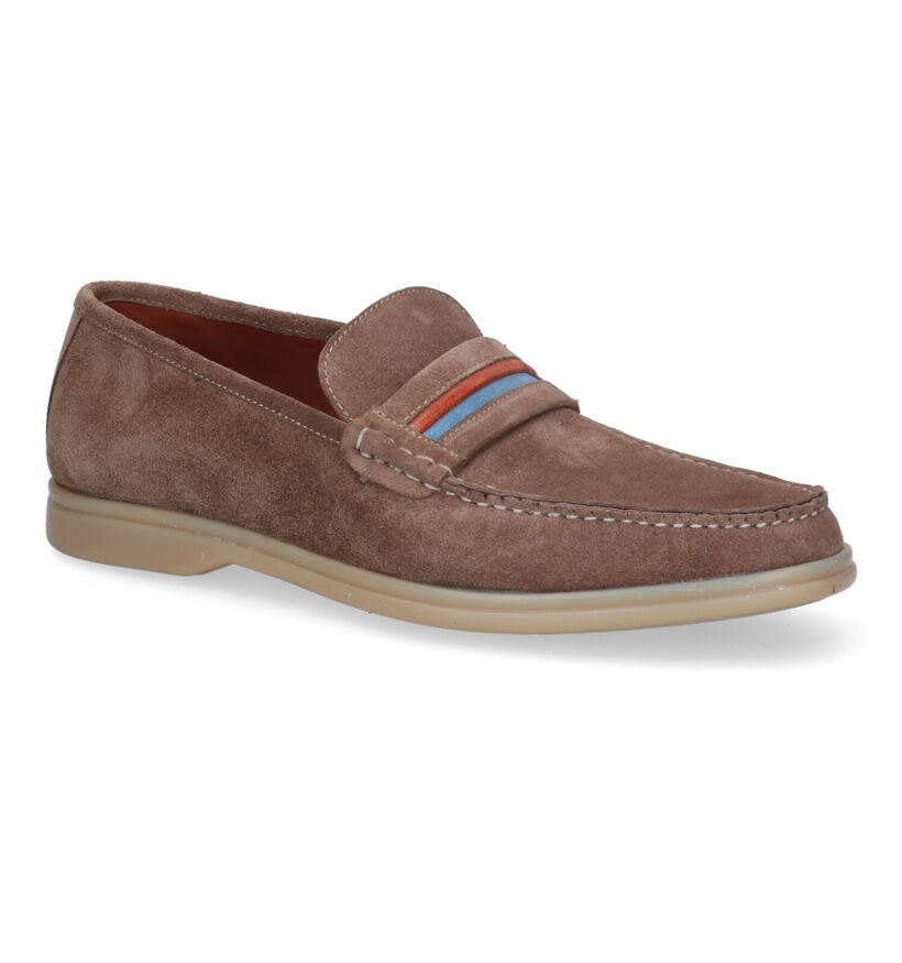 Ambiorix Iacus-1 Taupe Mocassins in daim (309578)