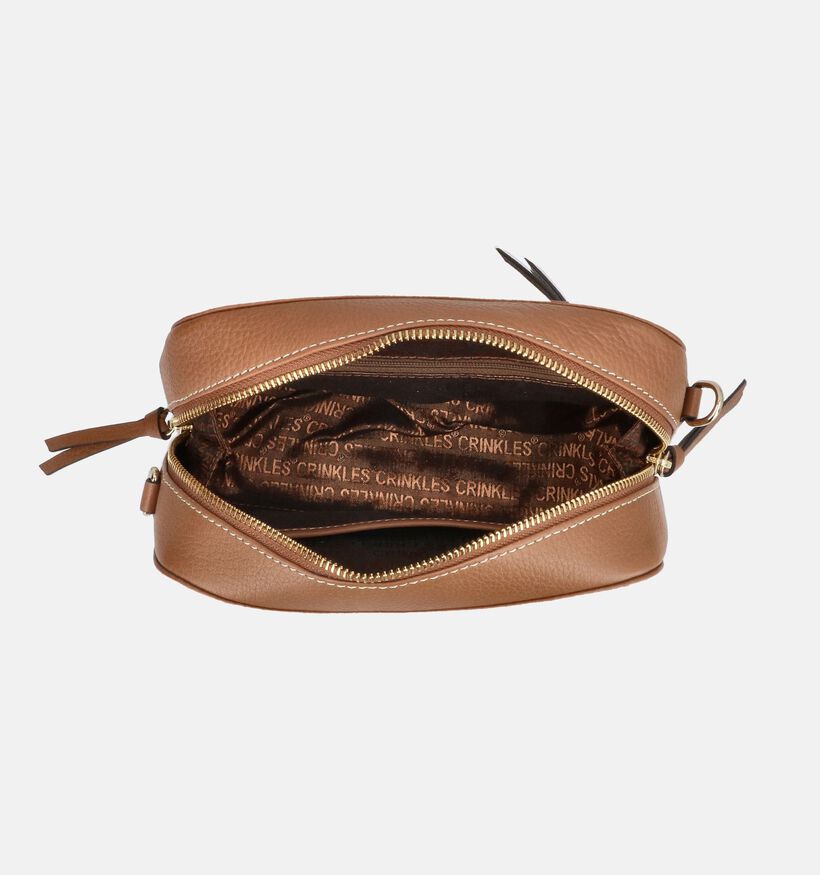 Crinkles Bruine Crossbodytas voor dames (381714)