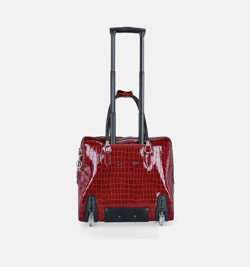 Olivia Lauren Alice Rode Laptoptas met wieltjes voor dames (373493)