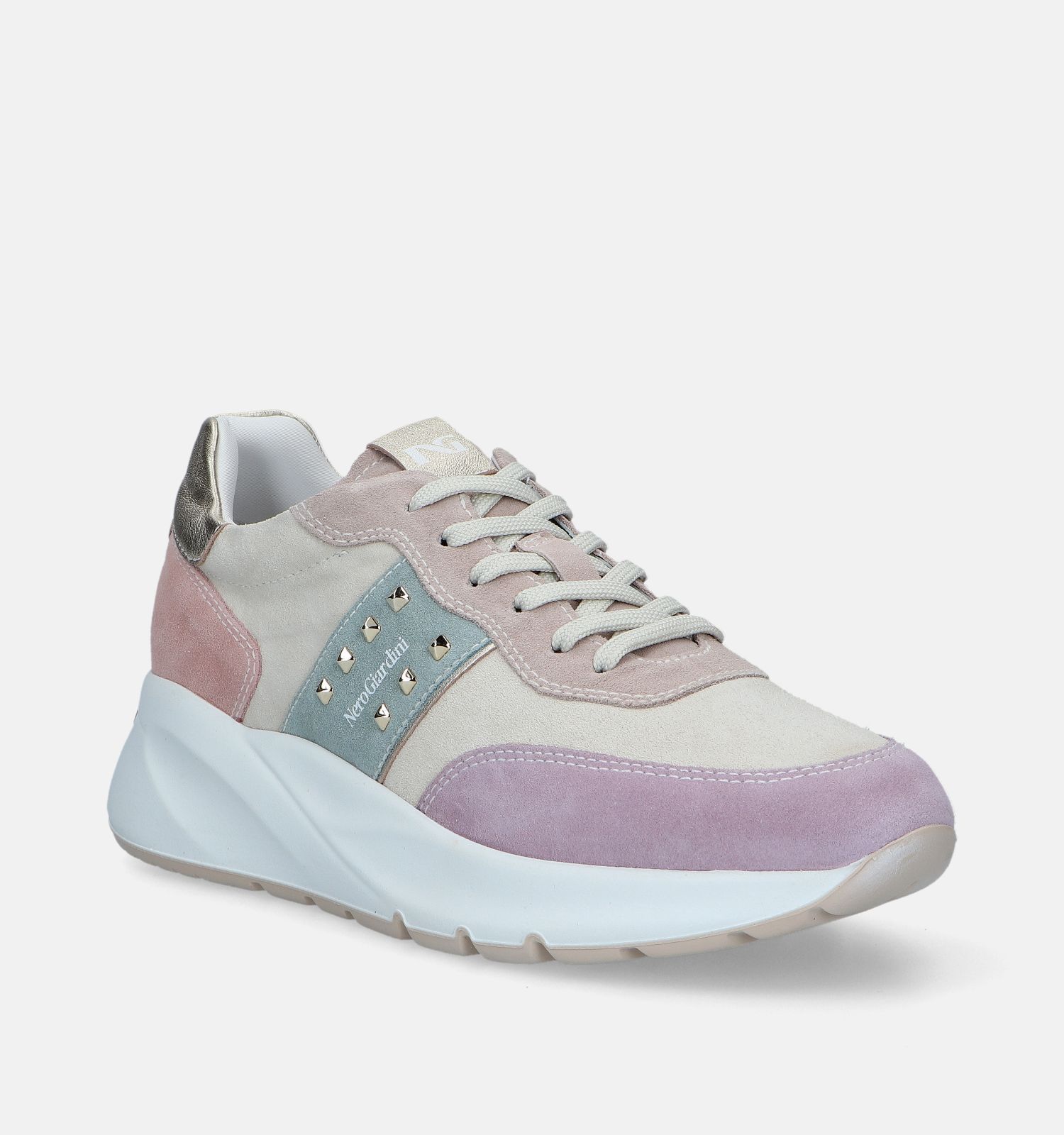 NeroGiardini Baskets casual en Beige Femmes Baskets en ligne sur TORFS .BE