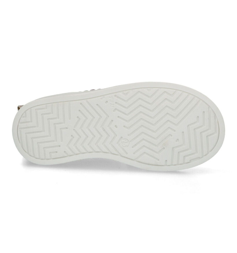 Beberlis Witte Velcroschoenen voor meisjes (323357) - geschikt voor steunzolen