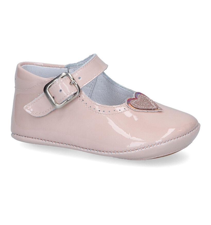 Beberlis Kuki Chaussons pour bébé en Rose pour filles (307013)