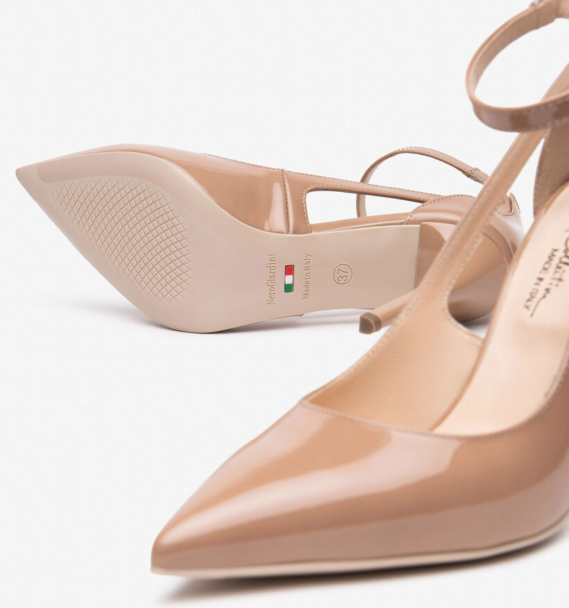 NeroGiardini Beige Pumps met bandje voor dames (369096)