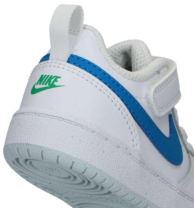 Nike Court Borough Baskets en Blanc pour garçons, filles (340221)