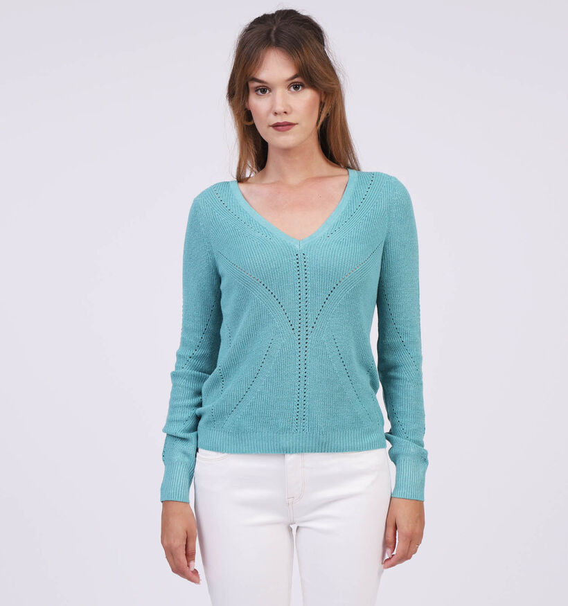 Vero Moda Newlexsun Turquoise Trui (318786)
