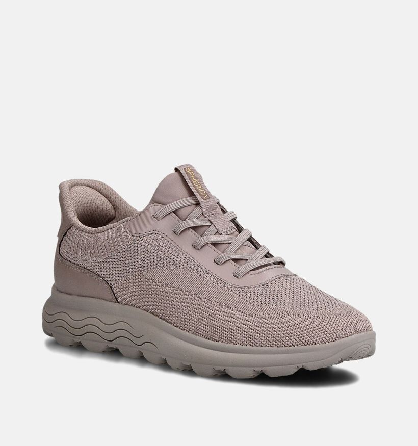 Geox Spherica Plus Baskets en Beige pour femmes (360135) - pour semelles orthopédiques