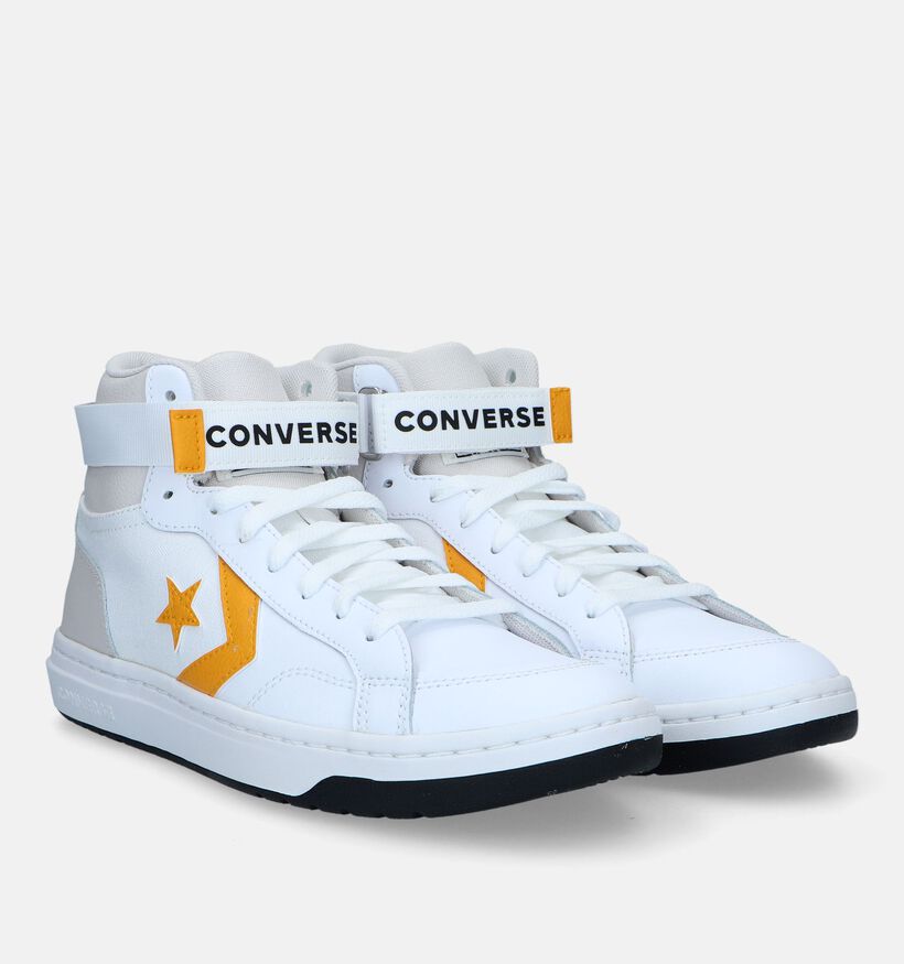 Converse Pro Blaze V2 Fall Tone Witte Sneakers voor heren (327831)