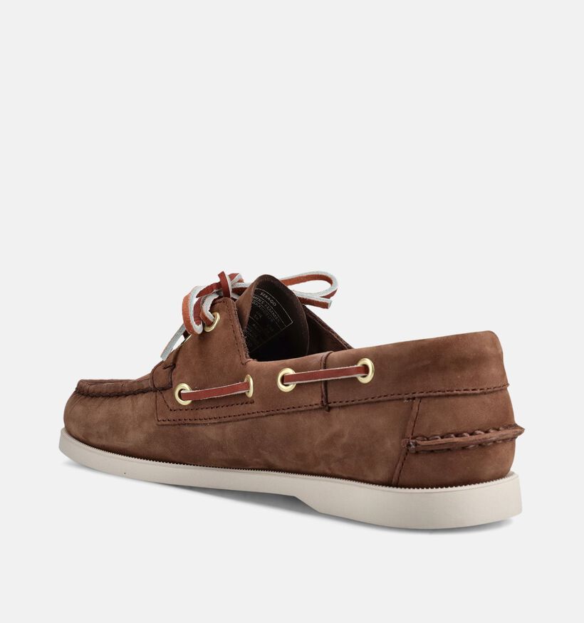 Sebago Portland Nubuck Bruine Bootschoenen voor dames (370235)