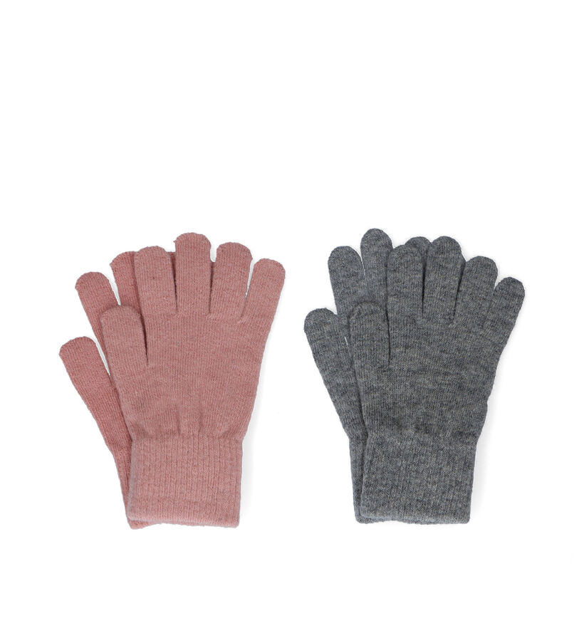 Celavi Rose/Grijze Handschoenen - 2 Paar (313472)